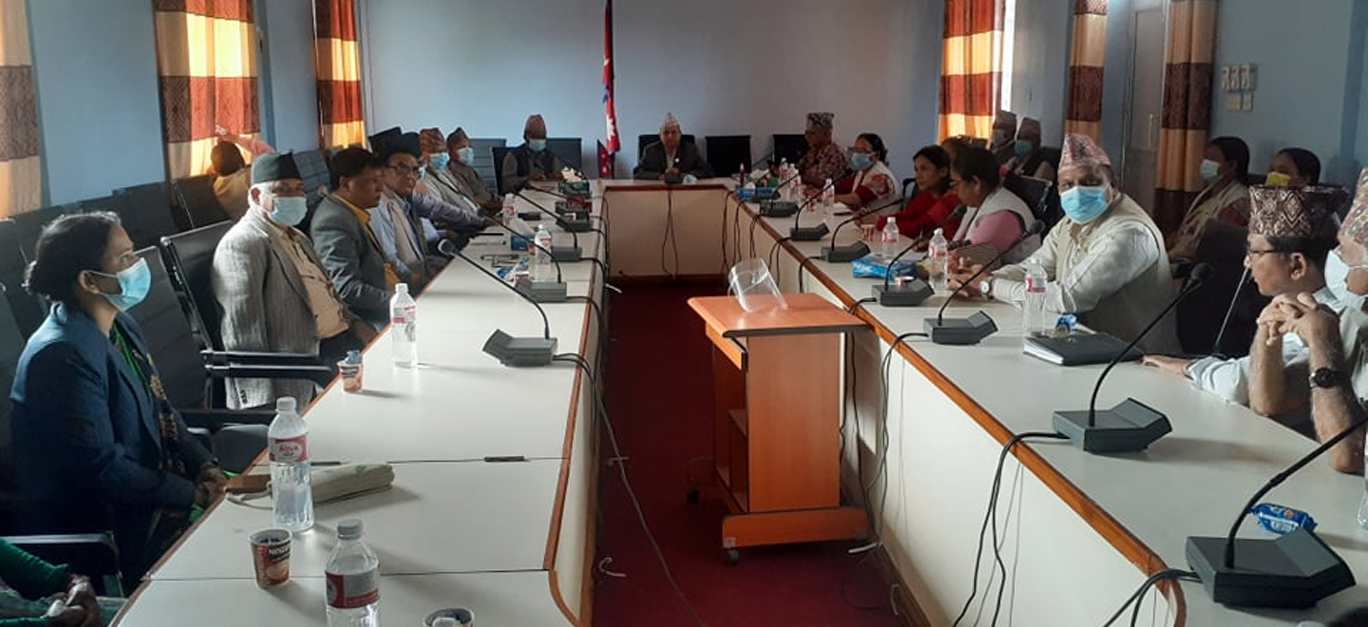 लुम्बिनी प्रदेश : मन्त्रिपरिषद्‌को बैठक सकिएलगत्तै बस्यो एमाले संसदीय दलको बैठक